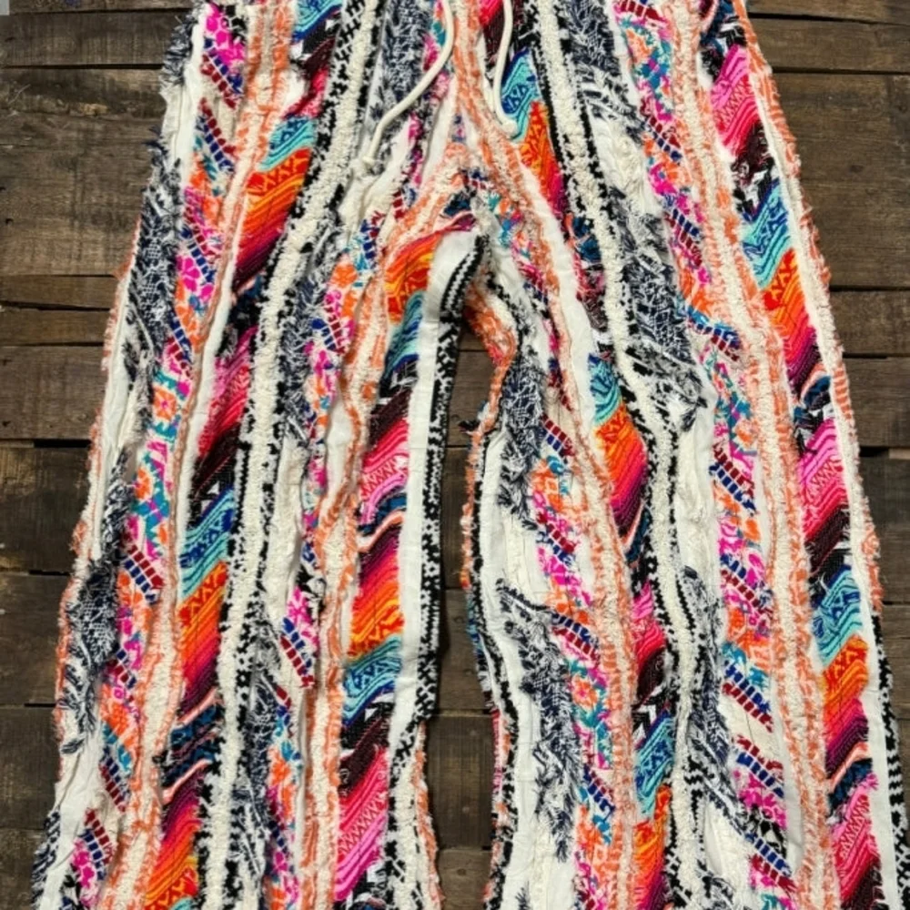 ✨️✨️✨️ 1 LEFT!***FINAL PRICE***NEW Jaded Gypsy Rainbow In The Sky Pants - Picture 2 of 5